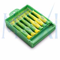 MAXITOOLS - Tekiro obeng set presisi 6 Pcs / Obeng kacamata / Obeng jam tangan