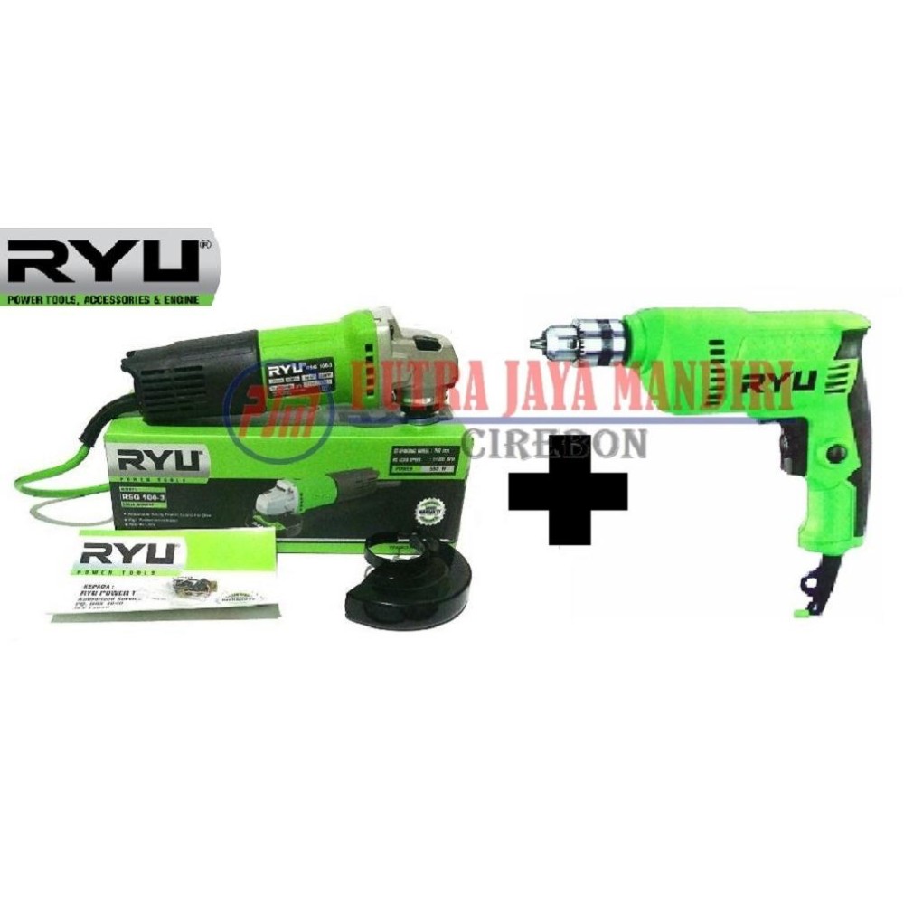 Tekiro Ryu Bor Tangan 10mm RDR 10-3 RE + Gerinda Tangan 4\