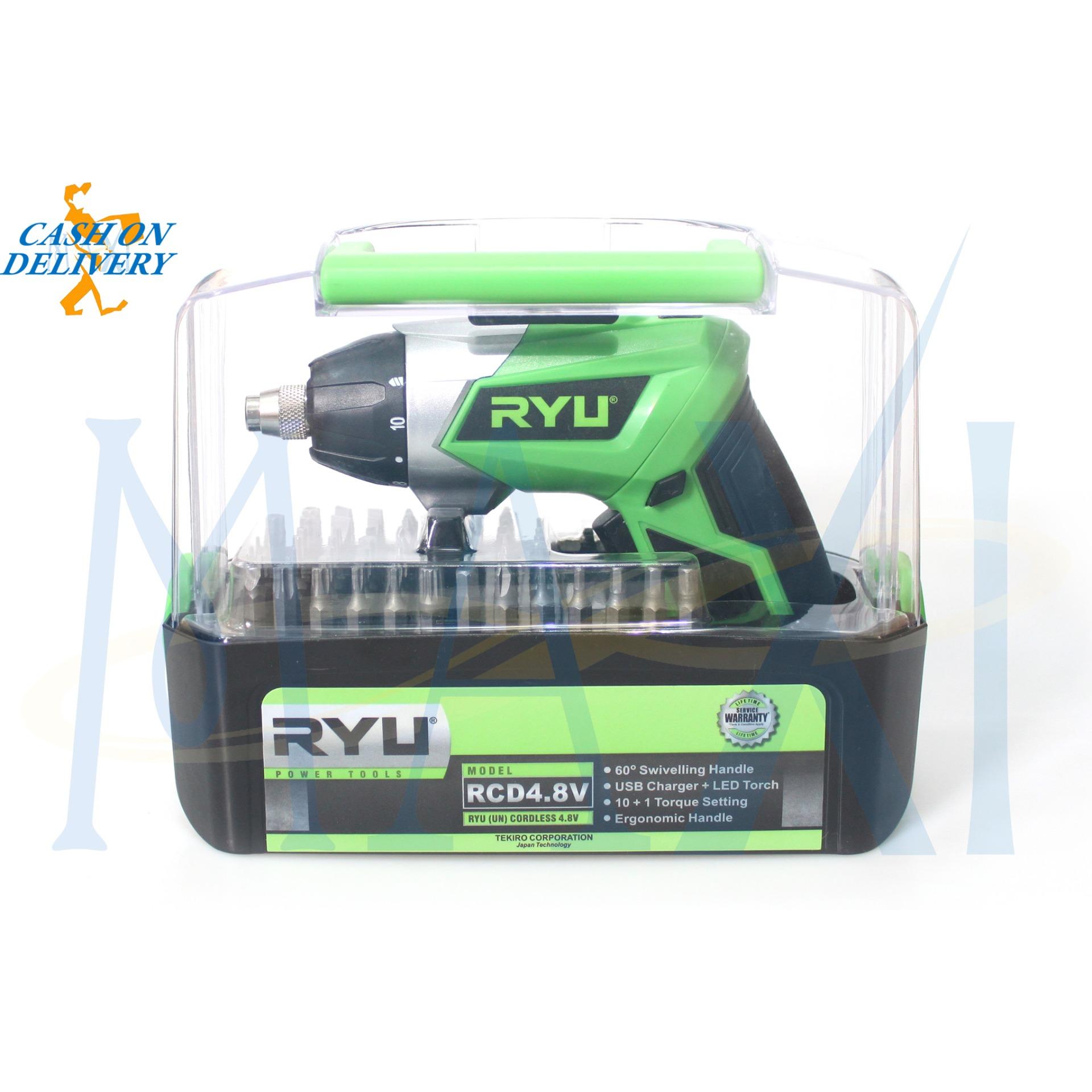 MAXITOOLS - TEKIRO RYU Mesin Cordless Drill / Driver - Bor / Obeng tanpa kabel - RCD 4,8V