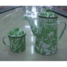 Teko dan Cangkir - Mug Klasik Lurik