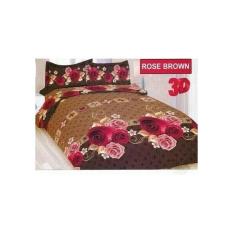Terbaru Sprei Bonita Rose Brown No.1 King 180 Seprai Coklat Mawar