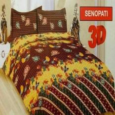 Terbaru Sprei Bonita Senopati No.2 Queen 160 Seprai Batik Cokelat Emas