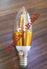 TERLARIS!!! Bohlam LED e14 5watt Candle SAMSUNG LED/ lampu gantung / lampu gantung led / lampu gantung ruang tamu / lampu gantung minimalis / lampu gantung kristal / lampu hias