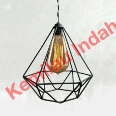 TERLARIS!!! Kap Lampu Besi / Lampu Gantung / Kap Lampu Diamond/ lampu gantung / lampu gantung led / lampu gantung ruang tamu / lampu gantung minimalis / lampu gantung kristal / lampu hias