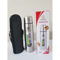 Termos Kapsul + Sarung 750 ml / Vacuum Flask Air Panas Botol Stainless