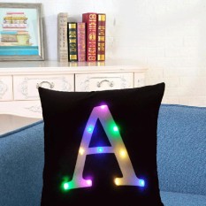 Baru Lampu Warna Bantal Natal Lampu LED Bantal Creative Printing LinenA-Intl