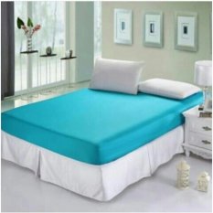 theora sprei waterproof anti air tinggi 30 (sprei only)-biru muda