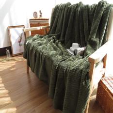 Menebal Flanel Selimut Mudah Dicuci Selimut Kecil untuk Sofa/Tempat Tidur/Mobil Cobertores Portable Nap Cobertor AC Bed Cover Melempar Selimut 180X200 Cm-Intl