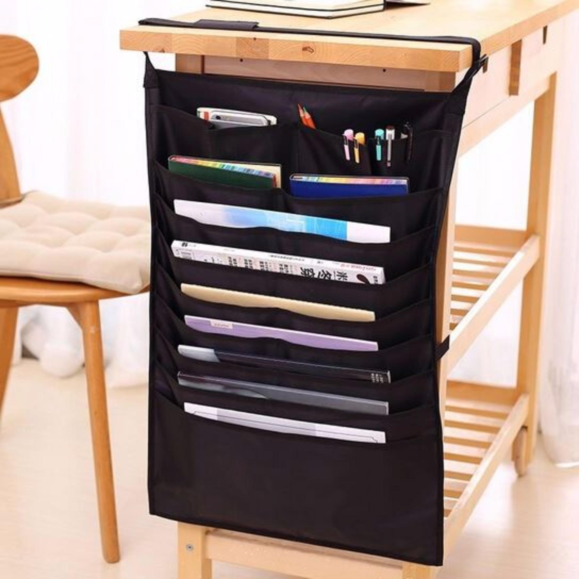 THT Hanging Table Desk Organizer Meja Belajar Book Rack Buku Alat Tulis - Black THT Hanging Table Desk Organizer Meja Belajar Book Rack Buku Alat Tulis - Black