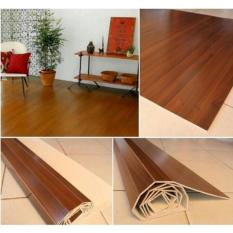 Tikar Kayu Plywood Gratis Ongkir Karpet Coklat Tua 182x245