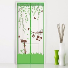 Tirai Magnet Anti Nyamuk Motif Monkey Garden - BiruIDR21500. Rp 21.500