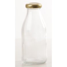 Toples Botol Minuman Kaca : 300ml, Tutup Seng - 12 pcs