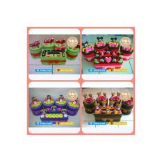Toples flanel set, toples hias, toples lebaran KARAKTER