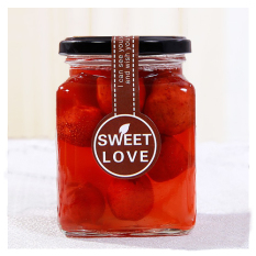 Toples Kaca Segiempat 200ml import
