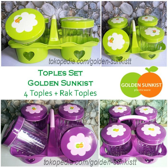 Toples Lebaran Golden Sunkist Isi 4 Food Grade 