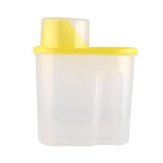 Transparent Plastic Storage Box Dry Dried Food Storage Box Container Box 1.8L YE