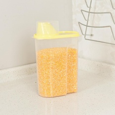 Transparent Plastic Storage Box Dry Dried Food Storage Box Container Box 2.5L YE