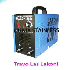 Mesin Travo Las Lakoni 205E alat alat teknik interior besi argon stainless steel.