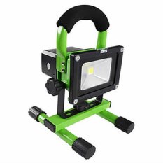 Trend's Lampu LED Sorot 10W Rechargeable - Emergency Outdoor Indoor 110-240V Hijau