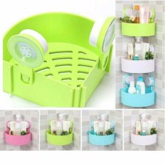 Triangle shelves Bathroom - Rak sudut Kamar Mandi tempat sabun serbaguna - Hijau