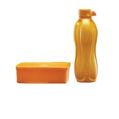 Tupperware Bekal Makan + Botol Minum (2pcs) Gold