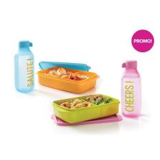 Tupperware Cupid Set Blue - Bekal Makan Siang