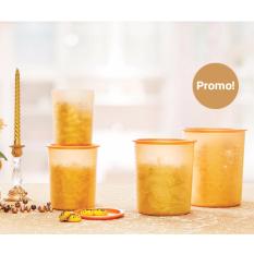 Tupperware Mosaic Canister - Toples 4pcs