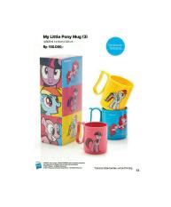 Tupperware, my little pony mug (3), gelas bisa di microwave, garansi