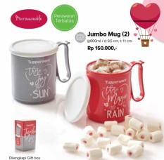 Tupperware new Jumbo Mug - 2pcs/set