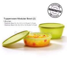 Tupperware New Modular Bowl - Green 2pcs