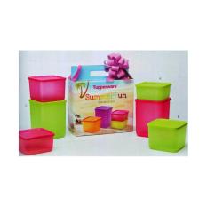Tupperware Summer Fun Pink-Green