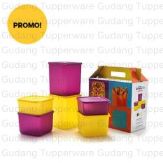 Tupperware Summer Fun - Purple Yellow 6 pcs