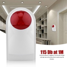 Ubest Tahan Air Luar Ruangan Eksternal Sorot Sirene Alarm Keamanan Alarm System-Intl