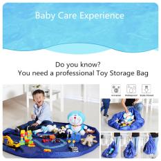 Ultimate Tempat Penyimpanan Mainan Anak Serbaguna / Kantong / Alas Main / Toys Storage Bag Organiser BY-710-KM - Dark Blue