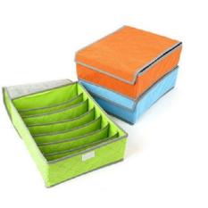 Kado Unik-- Underwear Storage Box Shoes BH Bra Baju Pakaian Celana velcro bamboo