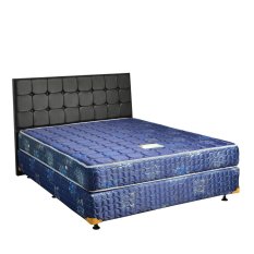 Uniland Springbed Standard Biru Divan Flamboyan HB Sydney Size 100 x 200 - Full Set - Khusus Jabodetabek