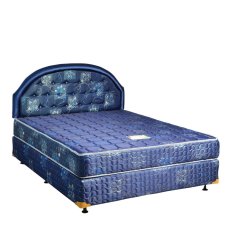 Uniland Springbed Standard Biru HB Flamboyan Size 120 x 200 - Full Set - Khusus Jabodetabek