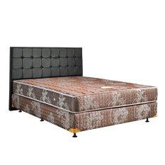 Uniland Springbed Standard Coklat Divan Flamboyan HB Sydney Size 180 x 200 - Full Set - Khusus Jabodetabek