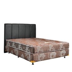 Uniland Springbed Standard Coklat Divan Flamboyan HB Vadia Size 200 x 200 - Full Set - Khusus Jabodetabek
