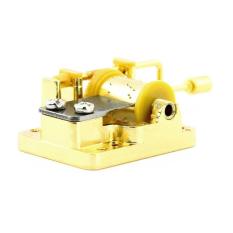 Unique 18 Notes DIY Metal Music Box Mechanical Movement Gold Screws Music Boxes Set of 5 Songs Option Size:Romeo and Juliet