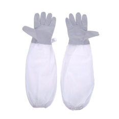 Universal Perlebahan Sarung Tangan Kulit Domba + Bahan Bernapas Bee Alat-Internasional