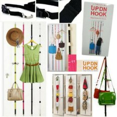 Up And Hook Hanger Bag Rack Organizer - Gantungan Baju Dan Tas Praktis Bag Rack Organizer As Seen Tv Rak Tas Gantungan Gantung Belt Rapi & Teratur Etalase