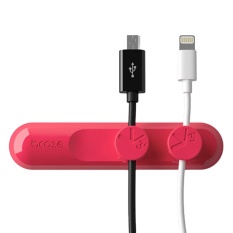 USB Charger Line Kabel Data Organizer 3 Magnetik Tombol Desktop Serbaguna Klip Kabel Penyimpanan Cocok untuk Kabel Telepon-Intl