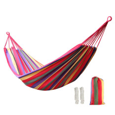 Vanker 200*100 Cm Halaman Belakang Camping Beach Travel Portable Gantung Tidur Gantung Hammock (Merah)