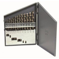 Viking Bor dan Alat 68320 Tipe 240-D Titik Split 135 Derajat Kobalt Pemborong Emas Finish Bor Bit Set (13 Piece) -Intl