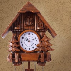 Antik Hitam Cuckoo Forest Ayunan Kuarsa Selai Dinding Kayu Buatan Tangan Pap-Internasional