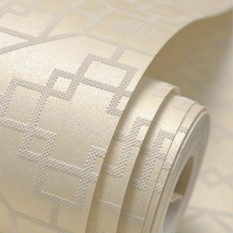 Vintage Cina Baru Wallpaper Window Pane Non-woven Dekorasi Wallpaper Kamar Tidur Ruang Tamu TV Backdrop Wall Polos-Intl