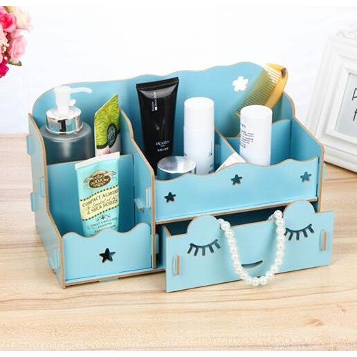 Vintage Storage Rak Kayu Desktop Kosmetik Alat Tulis Kantor Laci PROMO Vintage Storage Rak Kayu Desktop Kosmetik Alat Tulis Kantor Laci PROMO