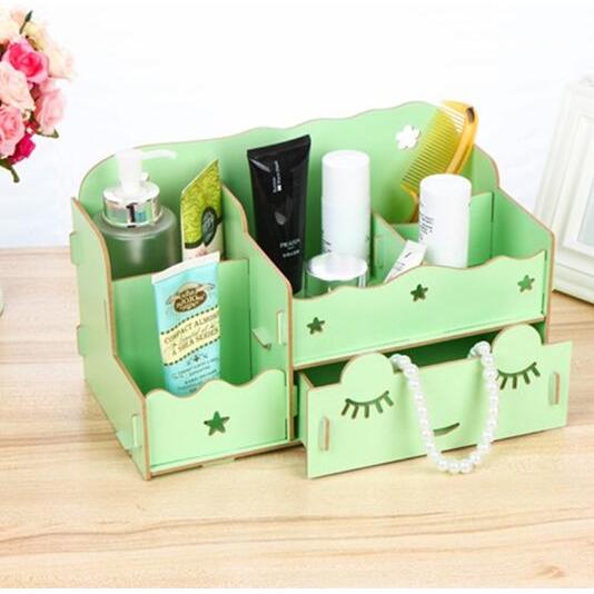 Vintage Storage Rak Kayu Desktop Kosmetik Alat Tulis Kantor Laci PROMO Vintage Storage Rak Kayu Desktop Kosmetik Alat Tulis Kantor Laci PROMO