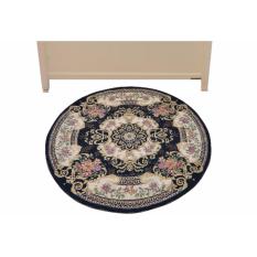 Vintage Story Carpet Classic Round Biru